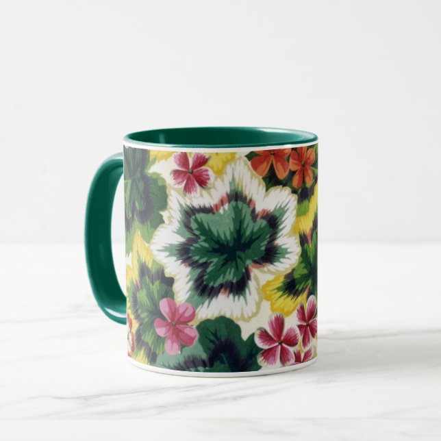 Taza Un alegre Philip Jacobs Fabric Geranium Leaf mug (Anverso izquierdo)