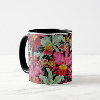 Taza Un alegre Philip Jacobs Fabric Orchid Mug