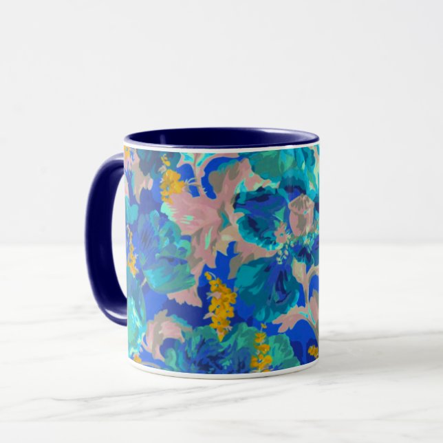 Taza Un alegre Philip Jacobs Fabric Poppy Mug (Anverso izquierdo)