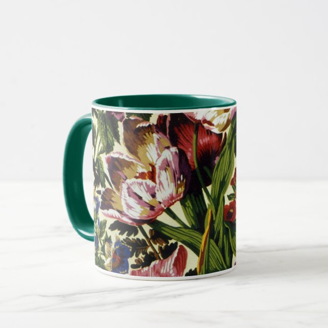 Taza Un alegre Philip Jacobs Fabric Tulip Chintz mug (Anverso izquierdo)