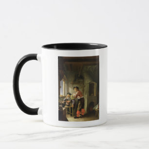Taza Un alquimista y su ayudante en su taller