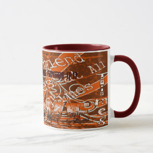 Taza Un amigo ama en todo momento...