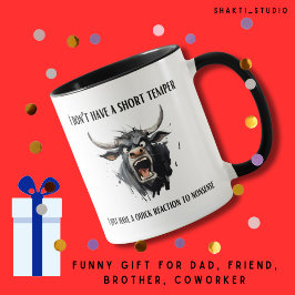 Taza Un amigo nervioso compañero de trabajo cumpleaños 
