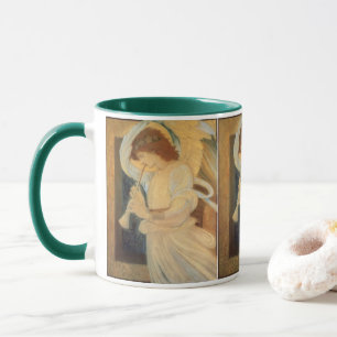 Taza Un ángel tocando un flageolet por Burne Jones