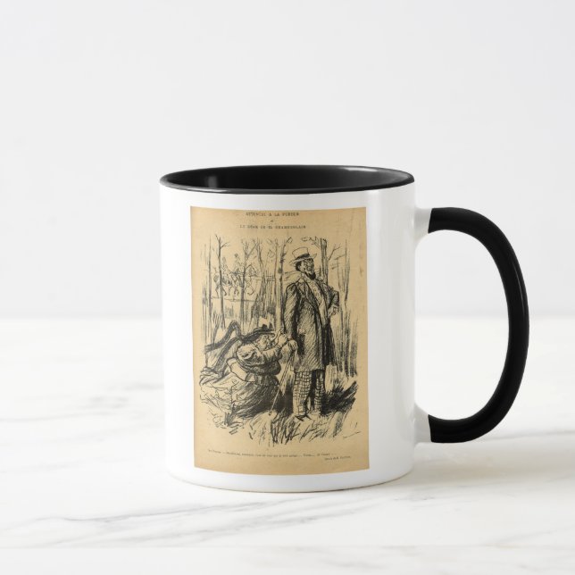 Taza Un asalto en la modestia o Sr. Chamberlain's (Derecha)