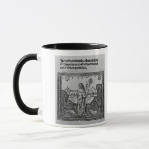 Taza Un astrónomo stargazing