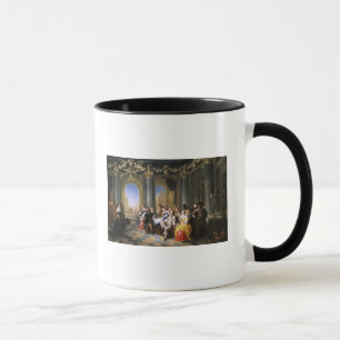 Taza Un banquete en un interior
