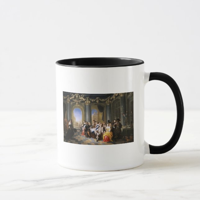 Taza Un banquete en un interior (Derecha)