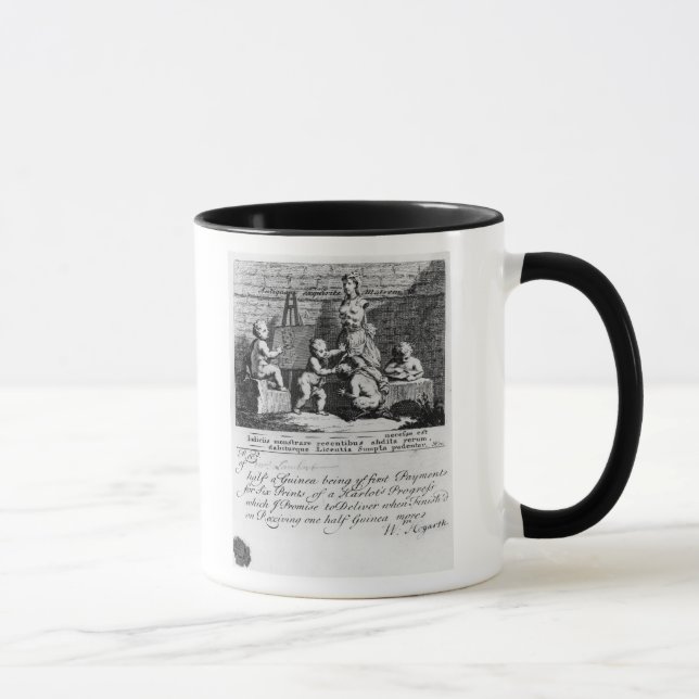 Taza Un boleto de la suscripción para 'un Harlot (Derecha)
