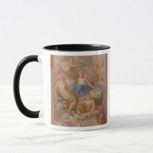 Taza Un bosquejo de la gratitud coronado por la paz,