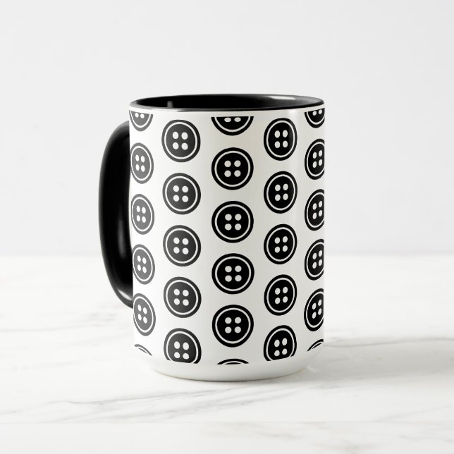 Taza Un botón negro (Anverso izquierdo)