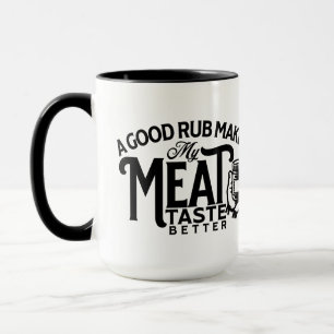 Taza Un Buen Rubio Hace Que Mi Sabor De Carne Sea Mejor