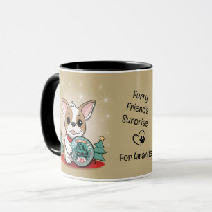 Taza Un Bulldog francés gracioso Feliz Año Nuevo
