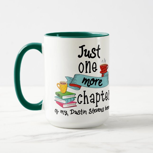 Taza Un capítulo más de mi libro de Dustin Stevens (Izquierda)