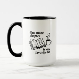 Taza Un capítulo más es mi regalo favorito para adictos