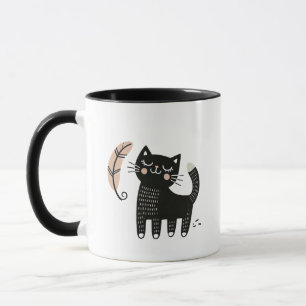 Taza Un capo negro caprichoso viendo una mosca