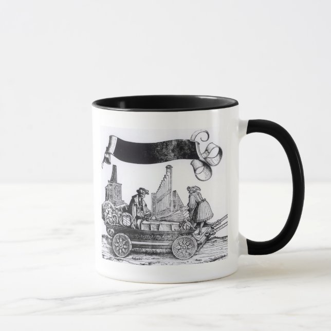 Taza Un carro musical (Derecha)