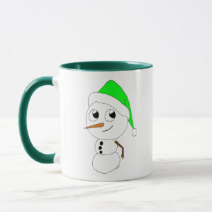 Taza un chibi snowman