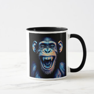 Taza Un chimpanzé mort de rire.