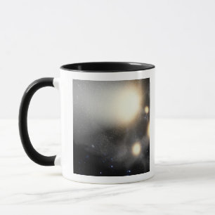 Taza Un choque-para arriba de galaxias