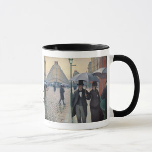 Taza Un día lluvioso en París de Gustave Caillebotte