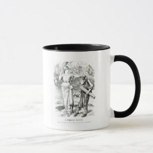Taza Un dibujo animado francés de Lesson', de "Punch