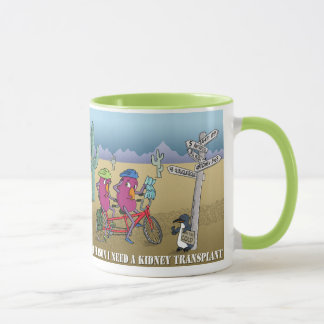 Taza ¡Un diverso dibujo animado en cada lado!