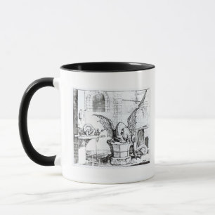 Taza Un dragón en un taller