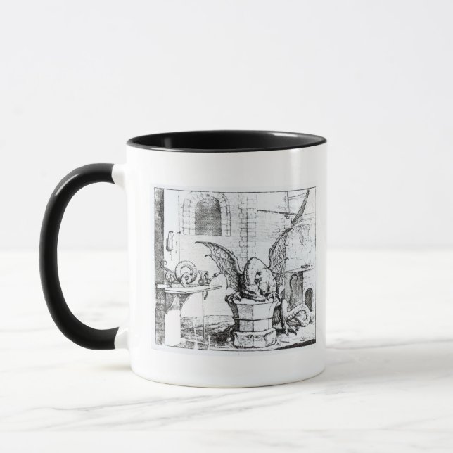 Taza Un dragón en un taller (Izquierda)