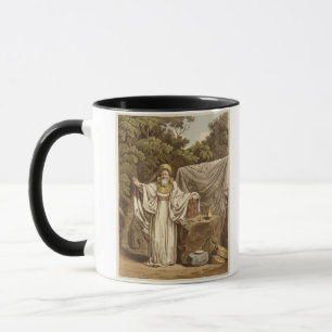 Taza Un druida del arco en su hábito judicial, grabado