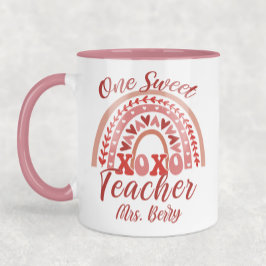 Taza Un dulce El día de San Valentín docente