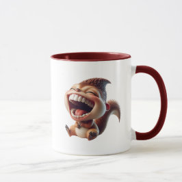 Taza Un écureuil mort de rire.
