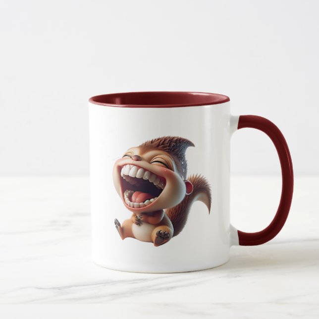 Taza Un écureuil mort de rire. (Derecha)