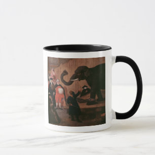 Taza Un elefante mostrado en Venecia (aceite en lona)