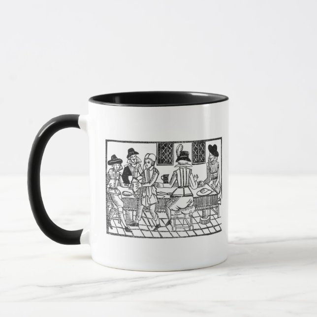 Taza Un fiesta de cena, un 'libro de las baladas de (Izquierda)