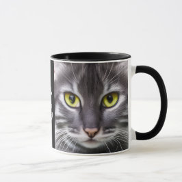 Taza Un gato maravilloso en retrato - personalizable
