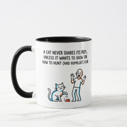 Taza Un Gato Nunca Comparte su Presa" - Dueño de Gato D