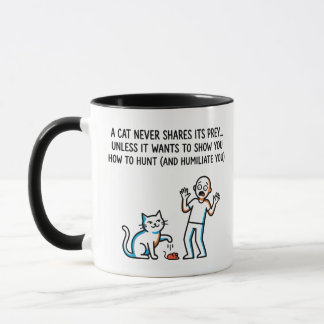 Taza Un Gato Nunca Comparte su Presa" - Dueño de Gato D