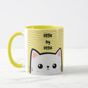 Taza Un gato pequeño y pequeño - Un sorbo caprichoso
