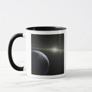 Taza Un gran cinturón de asteroides en órbita alrededor