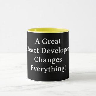 Taza Un Gran Desarrollador de React Cambia Todo – React