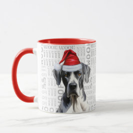 Taza Un gran Papá Noel en el fondo de Woof
