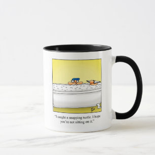 Taza Un hijo gracioso y una tortuga atrapante "Espectiq