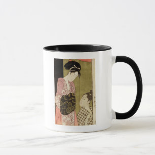 Taza Un hombre que pinta a una mujer