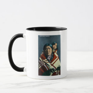Taza Un indio Madonna del cuervo y niño