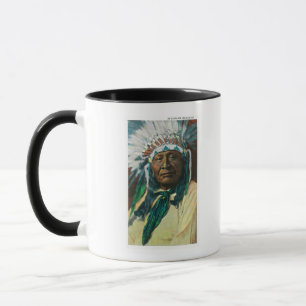 Taza Un jefe indio PortraitColorado del Arapahoe