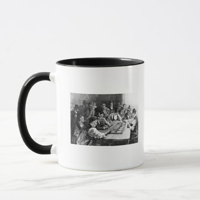 Taza Un juego de Faro en El Paso (Izquierda)