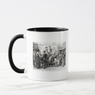 Taza Un juego en una yarda del mesón de Londres
