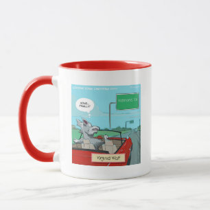 Taza Un Lobo De Virginia Divertido