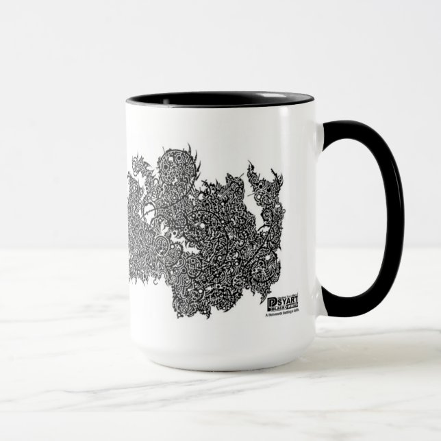 Taza Un marmotreto que lucha un grifo (Derecha)